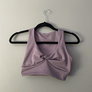 Cropped gym tank